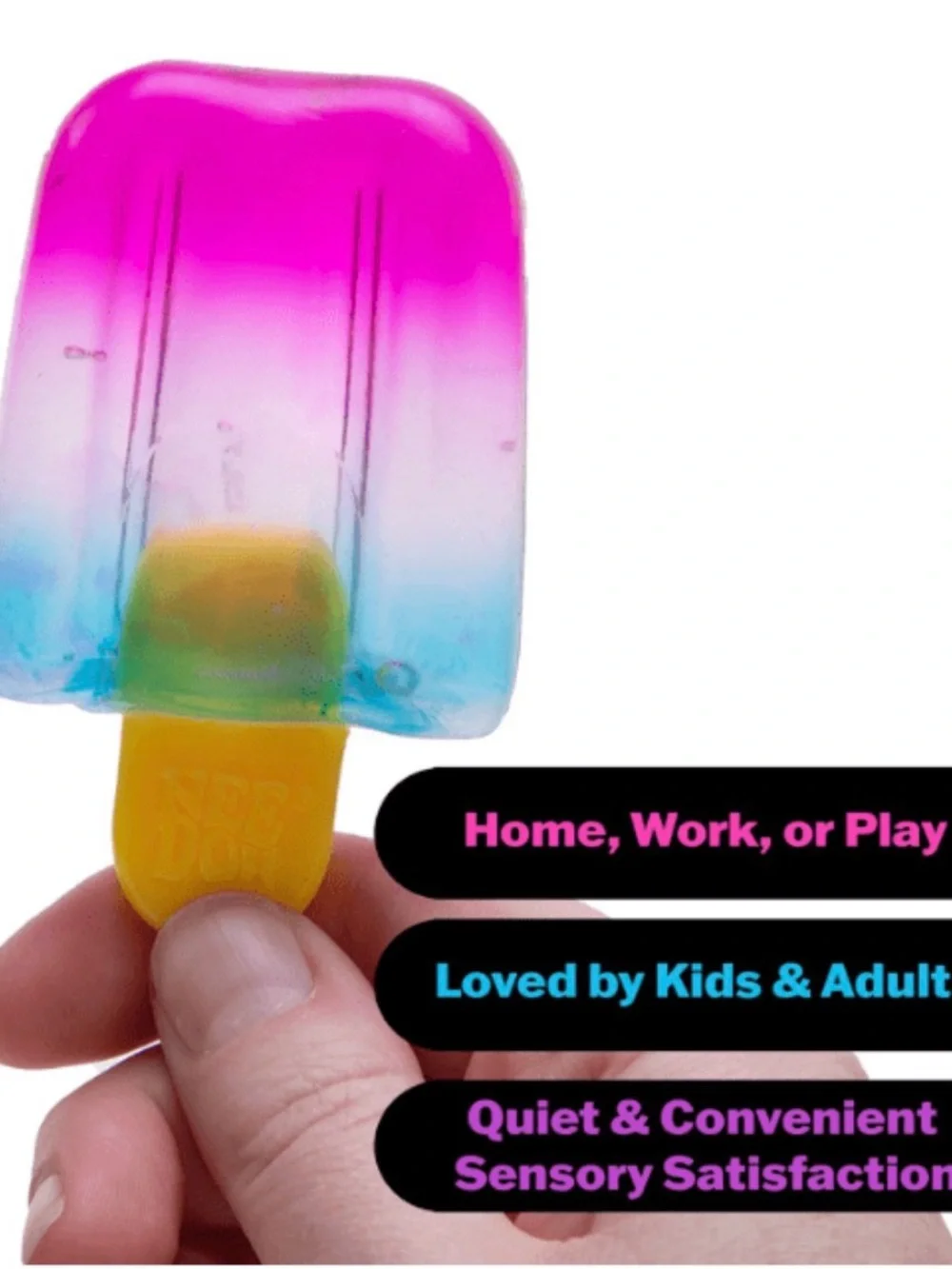 Authentic Needoh Nice-Sicle Popsicle Stress Toy - NeeDoh Brand Schylling